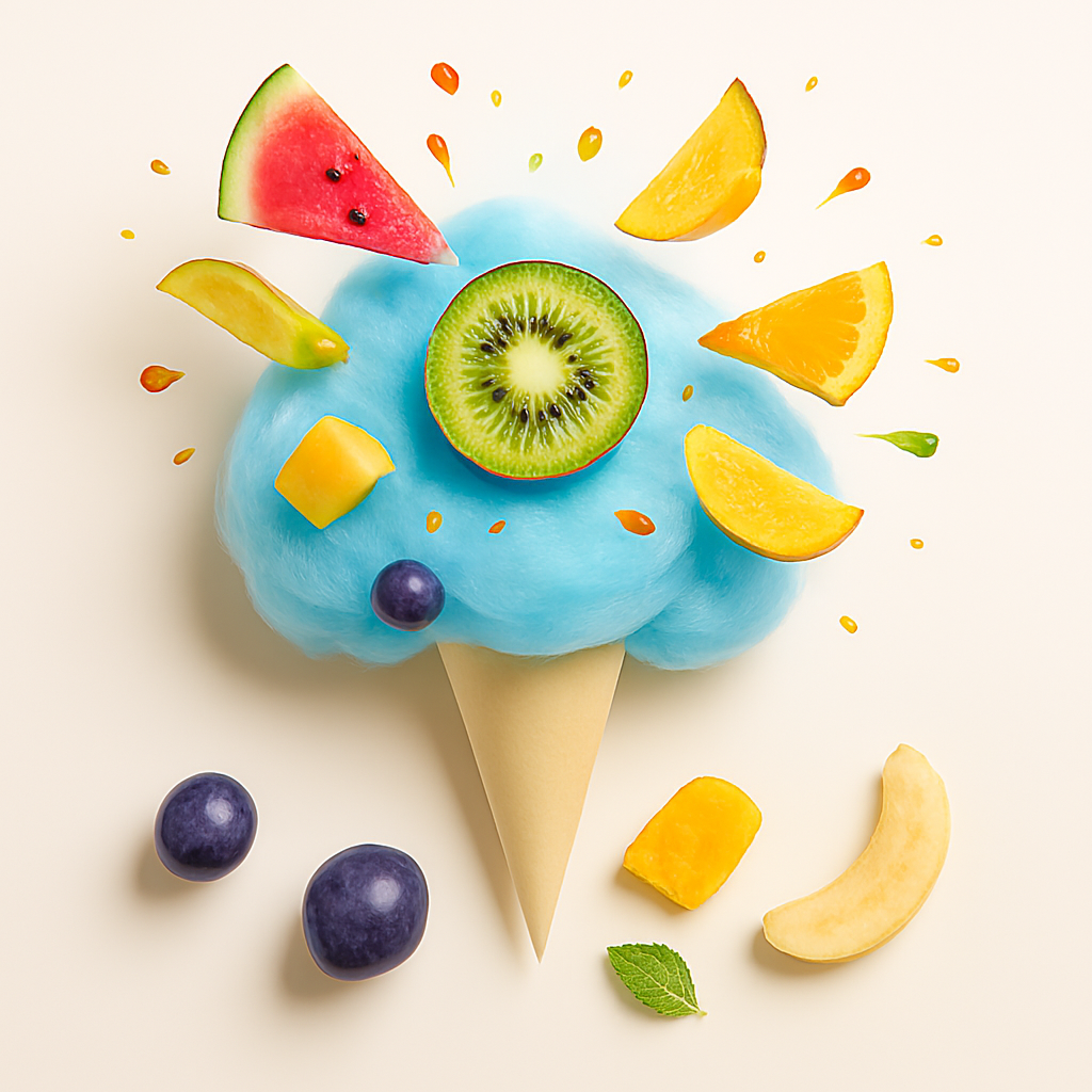 Barbe à papa Fruitée (50g)