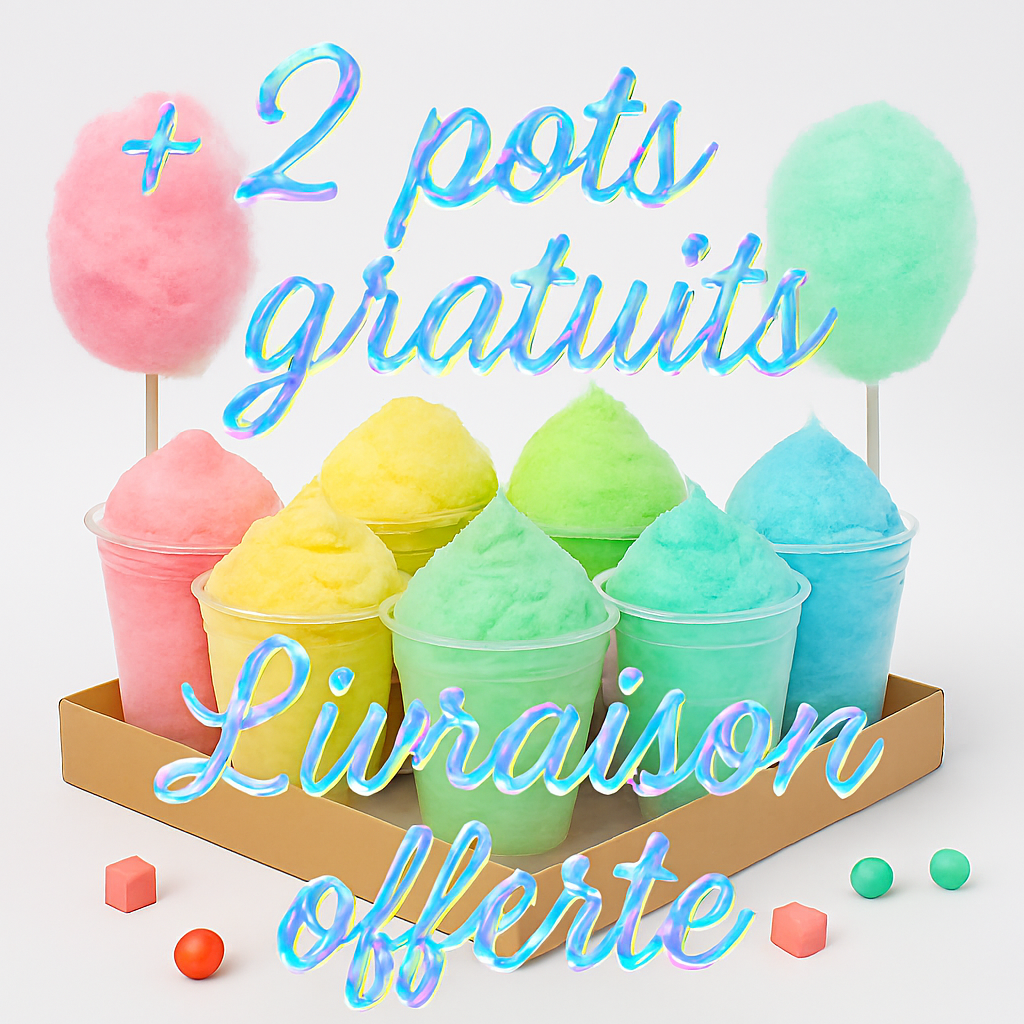 Box de 10 pots (2 pots + 200g bonbons offerts đ)