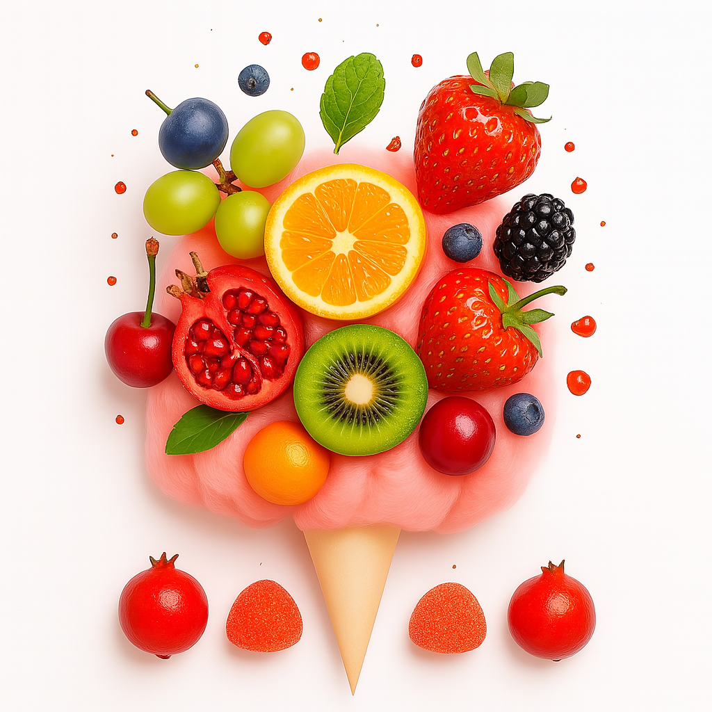 Barbe à papa Fruitée (50g)