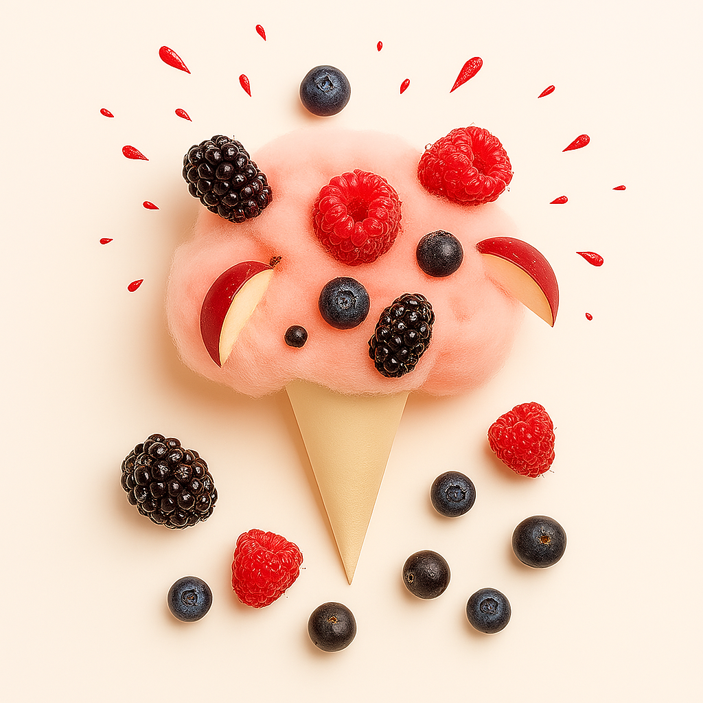 Barbe à papa Fruitée (50g)