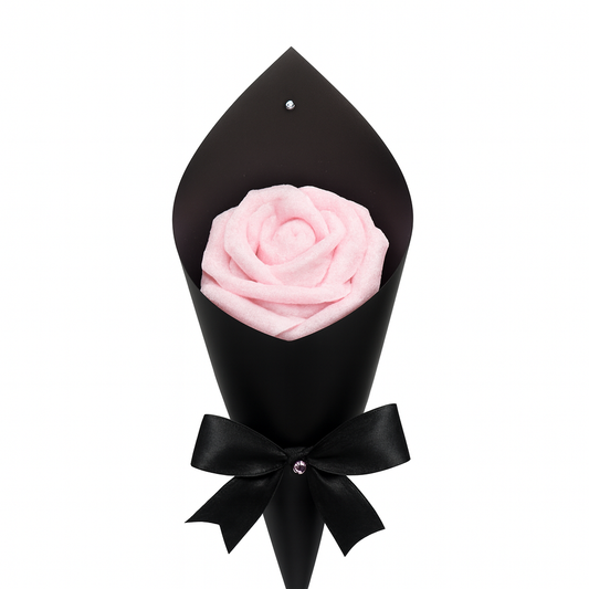 Une rose éternelle pailletée